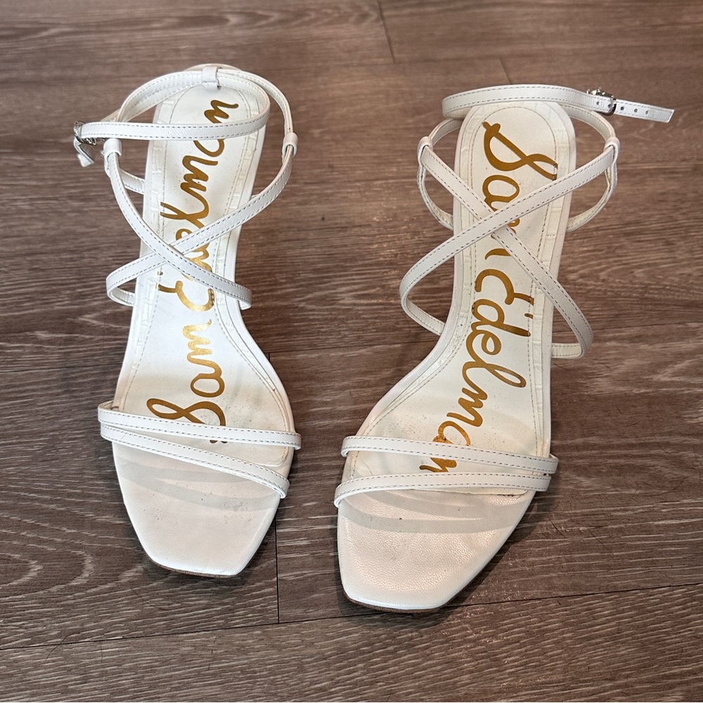 Sam Edelman White Heel Size 9